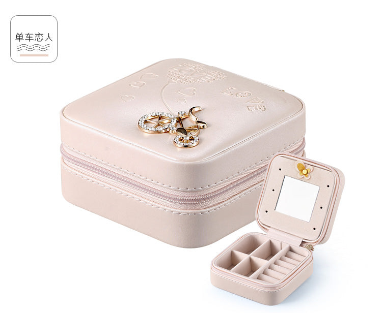 Trousse à bijoux Électre Pervenche Paris – avec miroir – photo 5