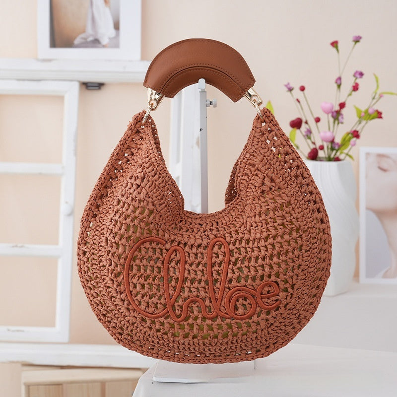 Sac Alkaid Pervenche Paris – paille ovale – photo 4