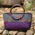Sac Zaniah Pervenche Paris – paille deux anses