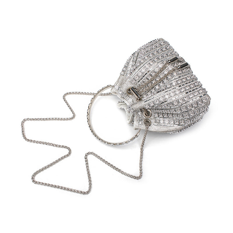 Sac Saiph Pervenche Paris – seau à strass – photo 8