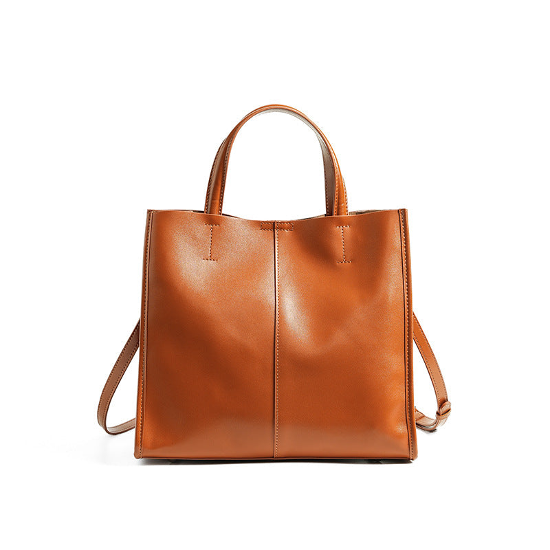 Cabas Taygète Pervenche Paris – cuir tanné végétal – photo 10