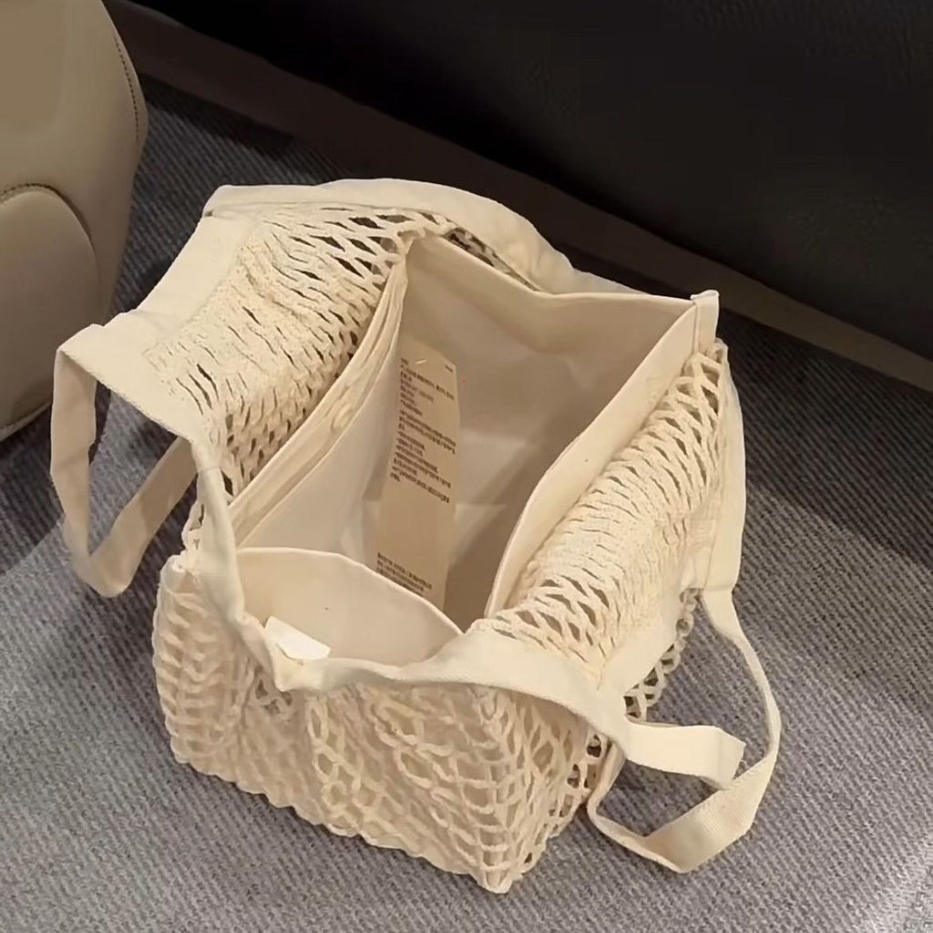 Sac Charoïte Pervenche Paris – cabas tressé – photo 3