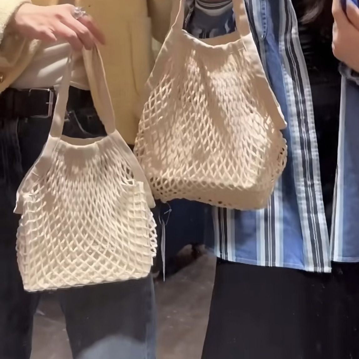 Sac Charoïte Pervenche Paris – cabas tressé – photo 4