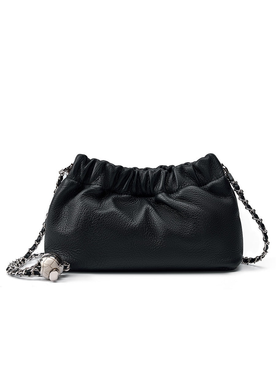 Sac Fomalhaut Pervenche Paris – plissé nuage à chaîne – photo 10