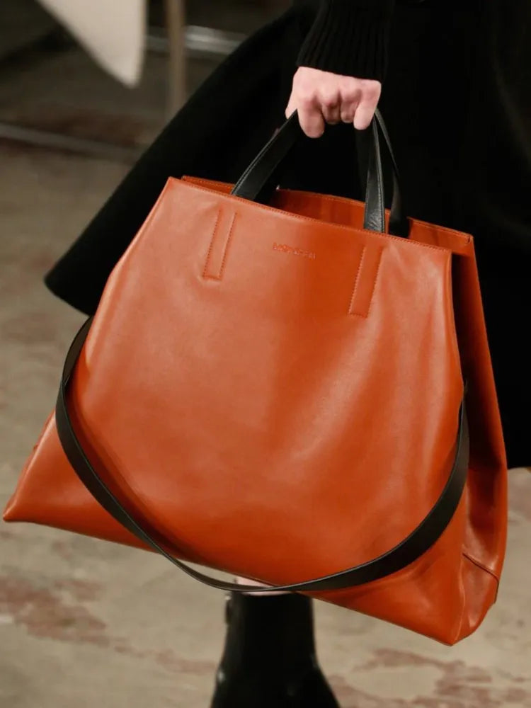 Sac Atlas Pervenche Paris – cuir grand format – photo 2