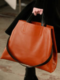 Sac Atlas Pervenche Paris – cuir grand format – photo 2