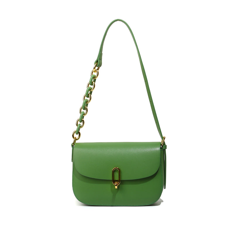 Sac Céphée Pervenche Paris – cuir à fermoir – photo 8