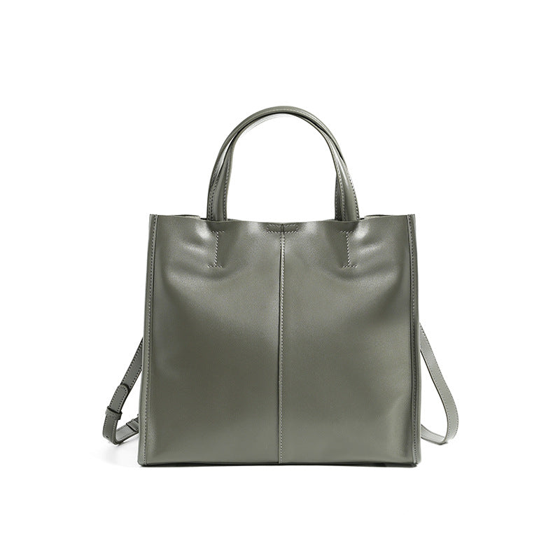 Cabas Taygète Pervenche Paris – cuir tanné végétal – photo 7