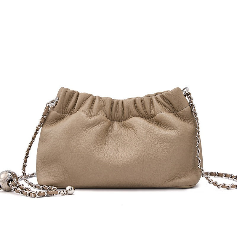 Sac Fomalhaut Pervenche Paris – plissé nuage à chaîne – photo 3