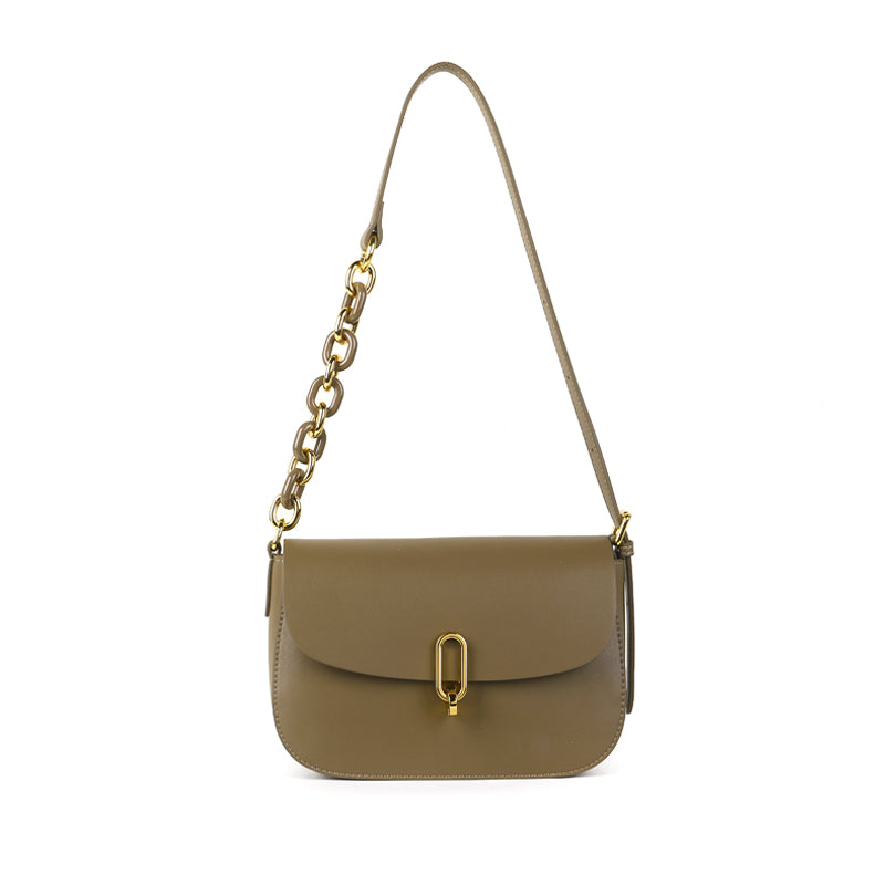 Sac Céphée Pervenche Paris – cuir à fermoir – photo 9