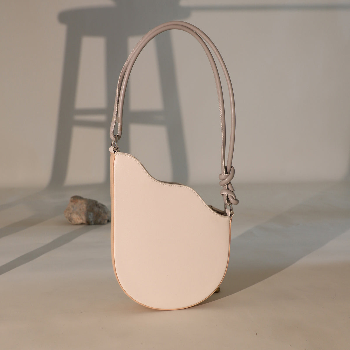 Sac Hadar Pervenche Paris – demi-lune ondulé