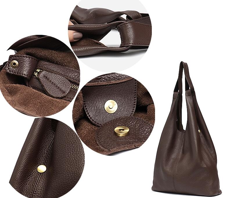 Sac Aquila Pervenche Paris – cuir de vachette souple – photo 3