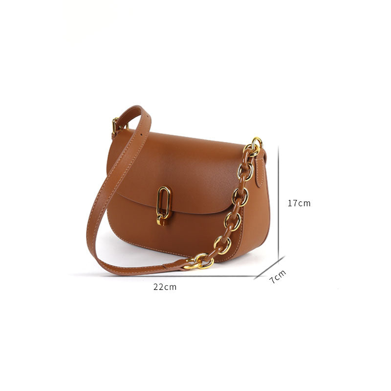 Sac Céphée Pervenche Paris – cuir à fermoir – photo 5