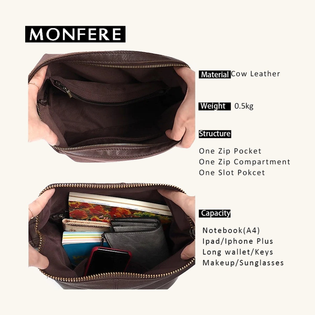 Sac Aquila Pervenche Paris – cuir de vachette souple – photo 5