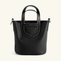 Sac panier Amazonite Pervenche Paris – cuir de vachette – photo 6