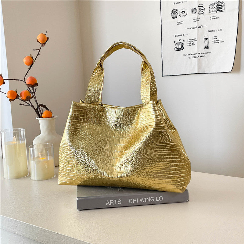 Sac Rhodonite Pervenche Paris – effet croco – photo 2