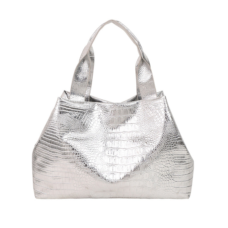 Sac Rhodonite Pervenche Paris – effet croco – photo 5