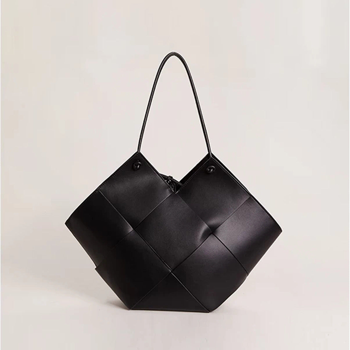 Sac Ambre Pervenche Paris – seau tressé, cuir véritable – photo 6