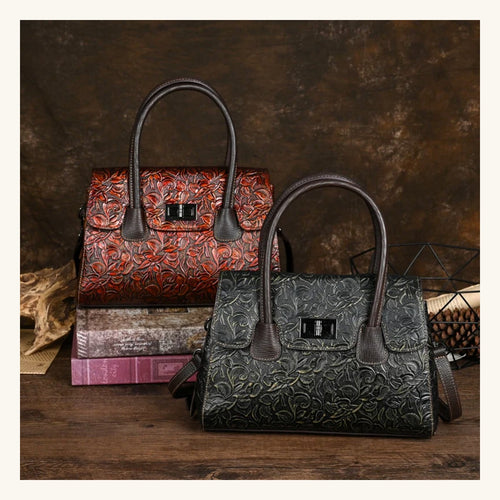 Sac Chrysoprase Pervenche Paris – rétro métallisé