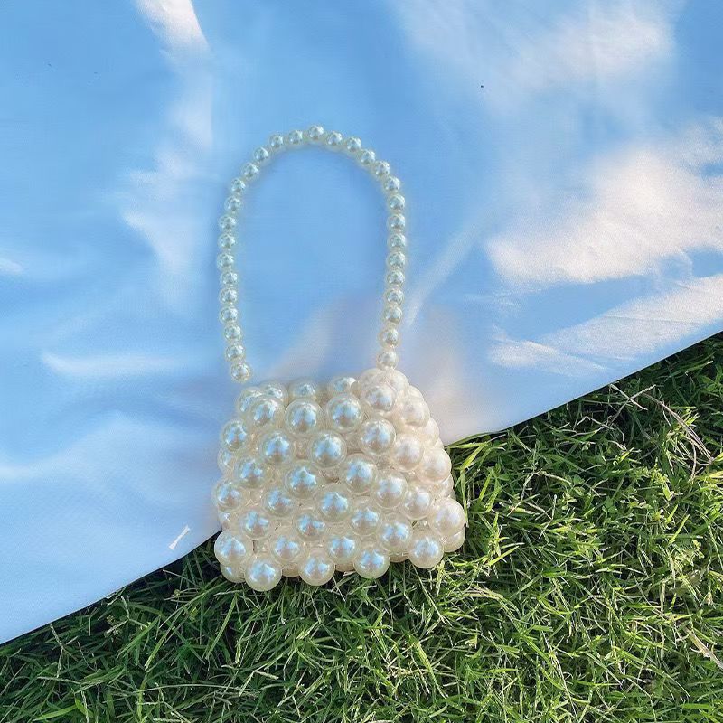 Sac Variscite Pervenche Paris – perles nacrées – photo 2