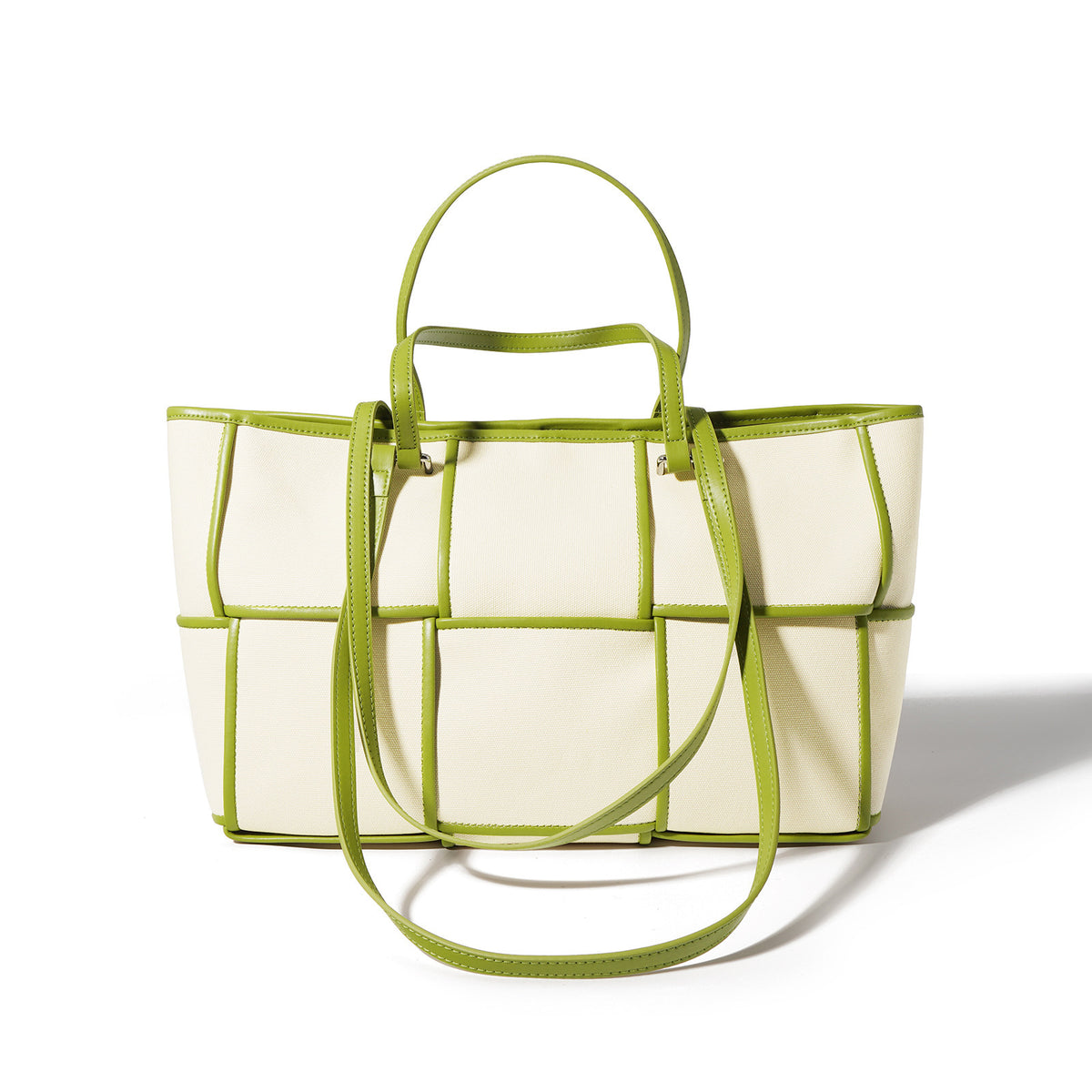 Sac Alhena Pervenche Paris – cabas tissé bicolore