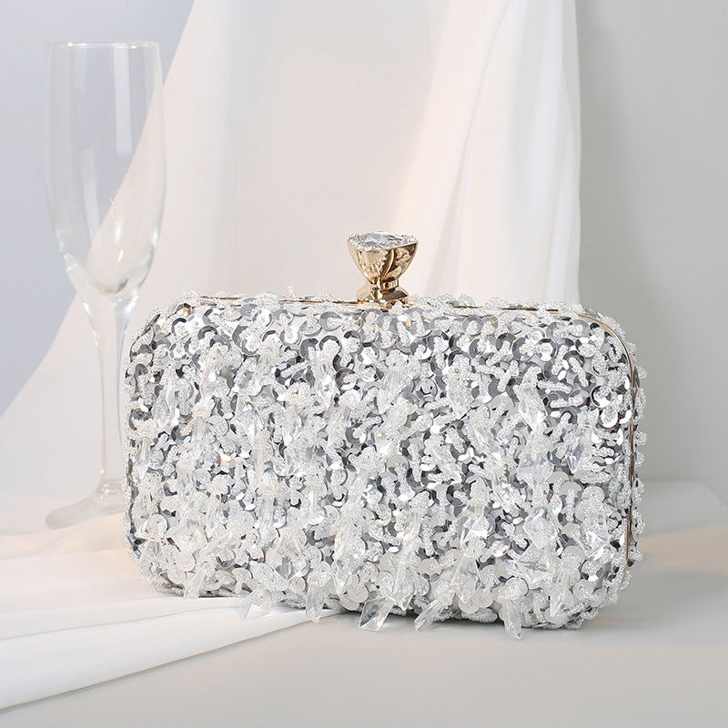 Sac Hamal Pervenche Paris – satin de soirée – photo 13