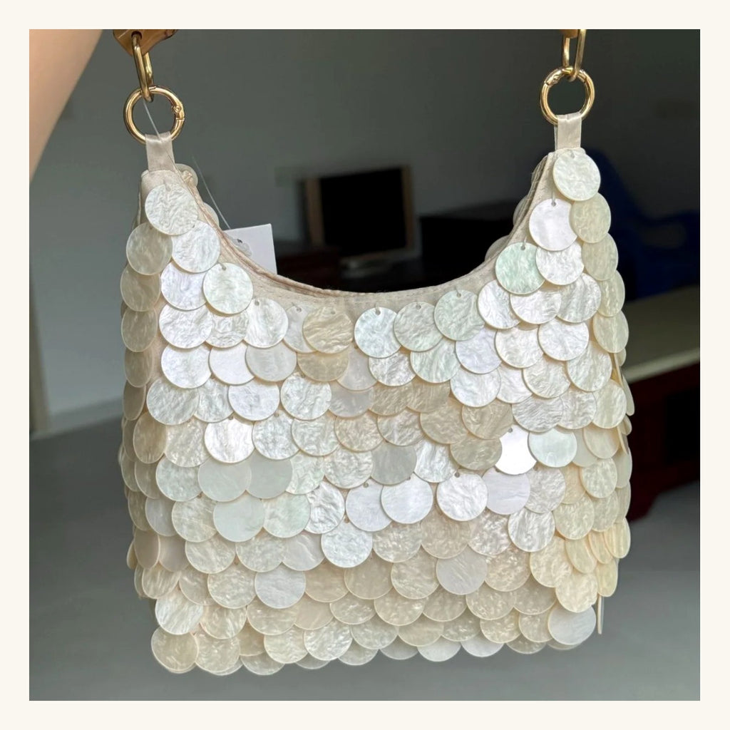 Sac Enif Pervenche Paris – minaudière pailletée – photo 3