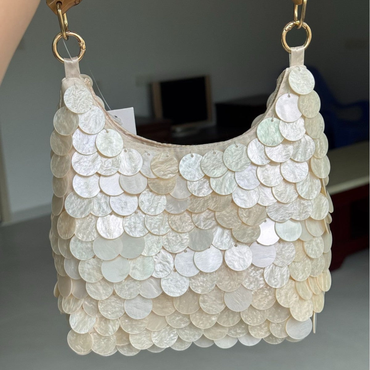 Sac Enif Pervenche Paris – minaudière pailletée – photo 3