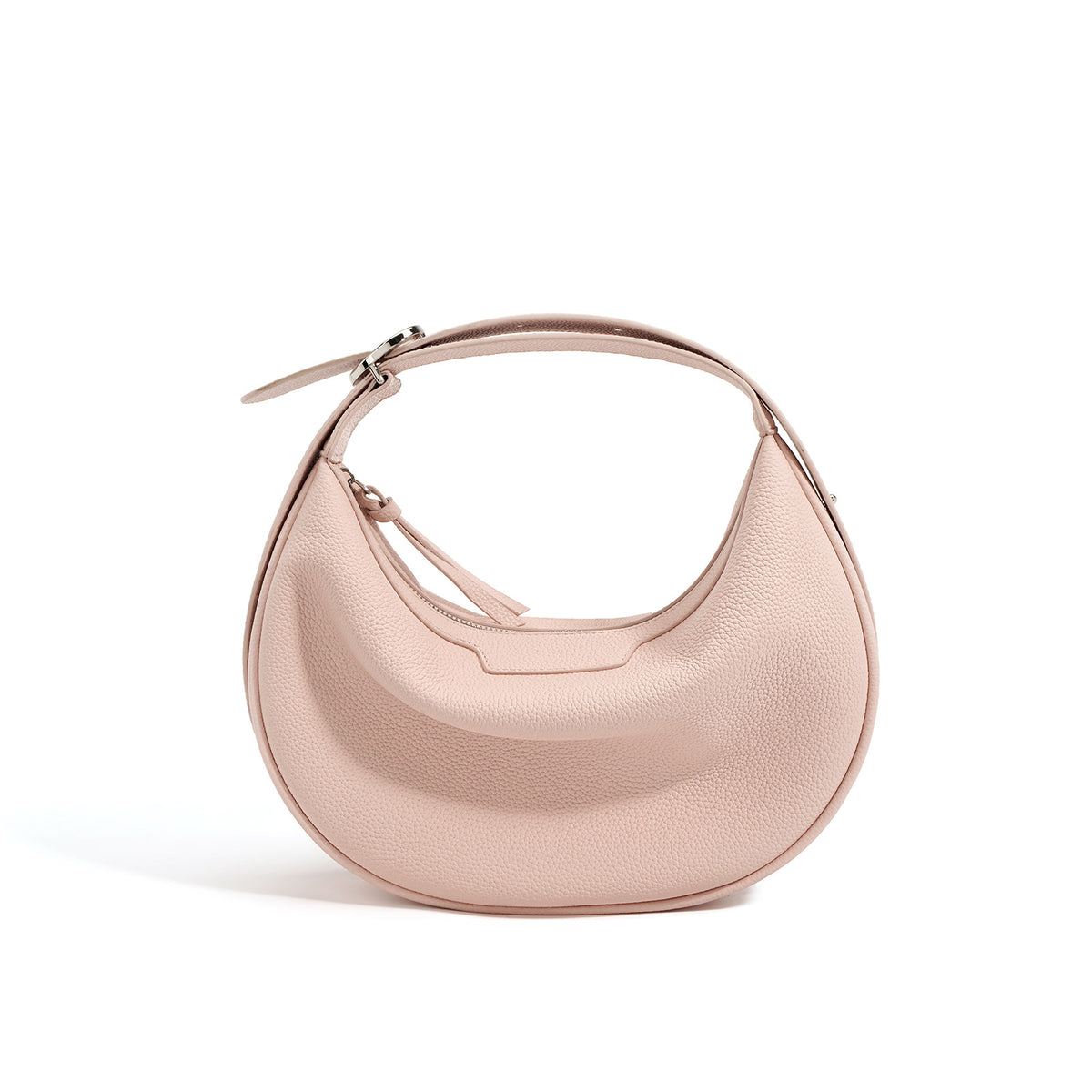 Sac Nacre Pervenche Paris – demi-lune porté épaule, cuir de vache – photo 7