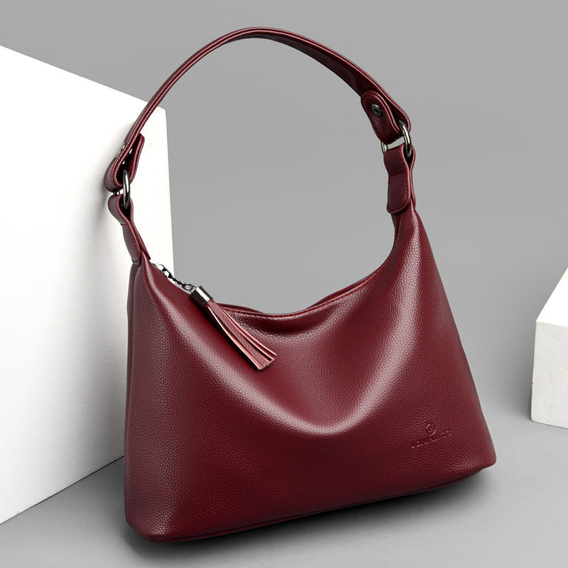 Sac Grenat Pervenche Paris – porté épaule