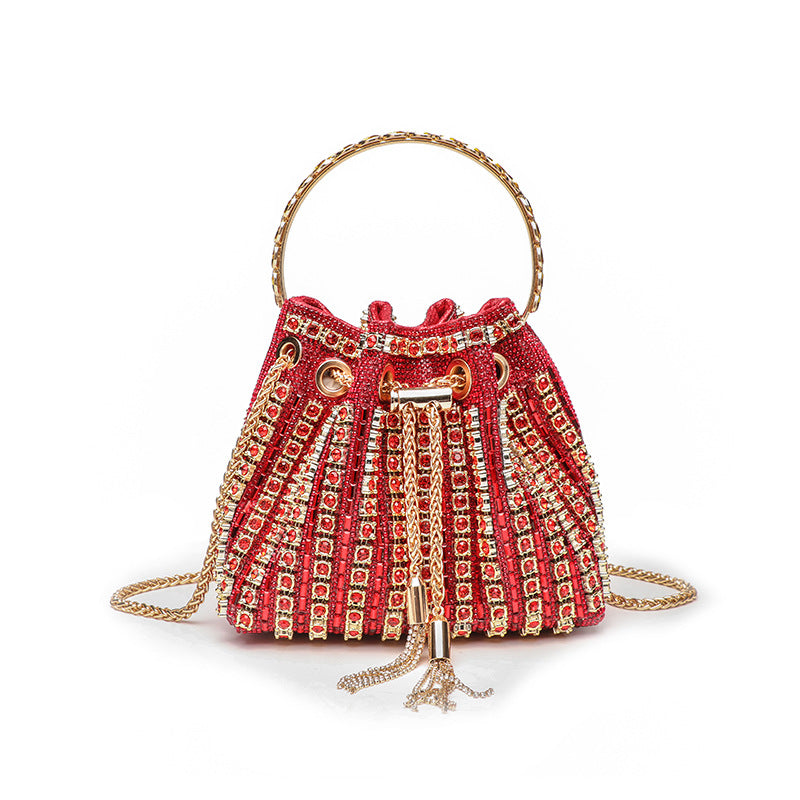 Sac Saiph Pervenche Paris – seau à strass – photo 13