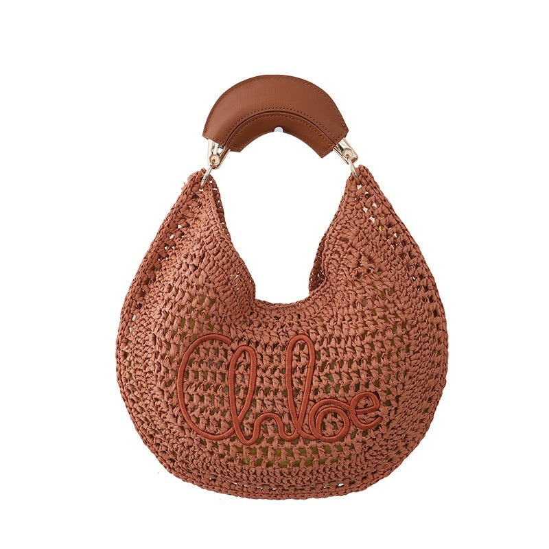Sac Alkaid Pervenche Paris – paille ovale – photo 9