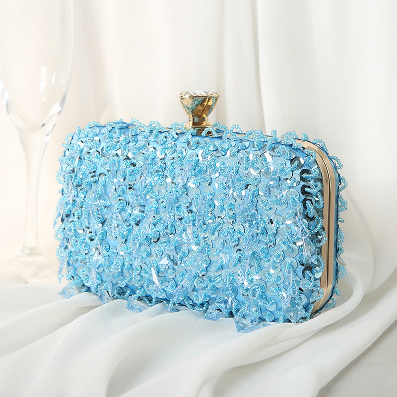 Sac Hamal Pervenche Paris – satin de soirée – photo 14